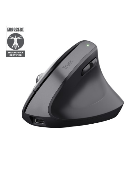 MOUSE USB OPTICAL WRL BAYO+/ERGONOMIC BLK 25146 TRUST