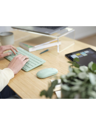 KEYBOARD +MOUSE WRL LYRA/GREEN 24942 TRUST