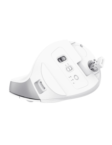 MOUSE USB OPTICAL WRL BAYO+/ERGONOMIC WHT 25399 TRUST