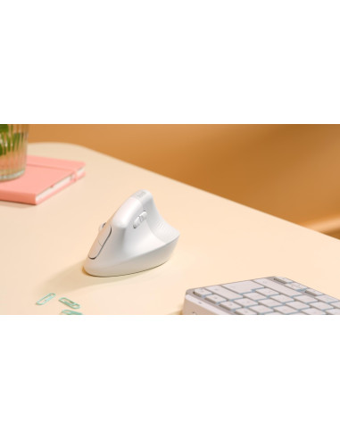 MOUSE USB WRL LIFT RIGHT/WHITE 910-006475 LOGITECH