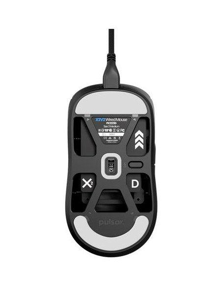 MOUSE USB OPTICAL X2/MEDIUM BLACK PX2221D PULSAR