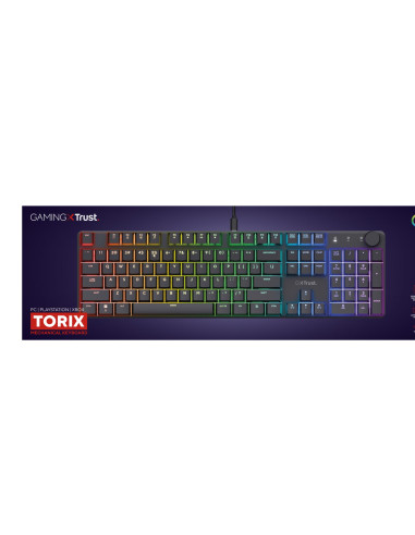 KEYBOARD USB GXT866 TORIX/EN 24910 TRUST