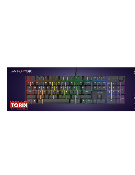 KEYBOARD USB GXT866 TORIX/EN 24910 TRUST