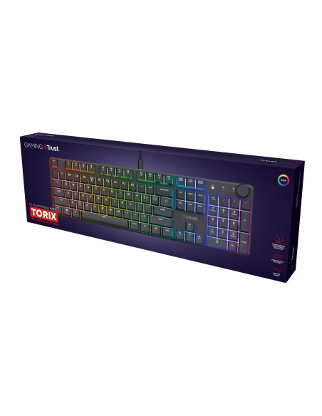 KEYBOARD USB GXT866 TORIX/EN 24910 TRUST