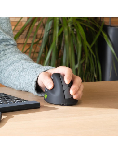MOUSE USB OPTICAL WRL/LEFT BLACK RGOHEWLL R-GO TOOLS