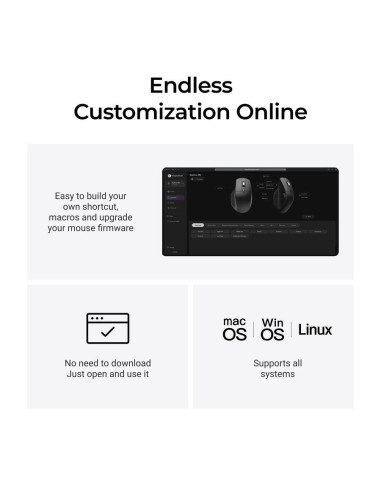 MOUSE USB OPTICAL WRL M6/BLACK M6S-A23 KEYCHRON