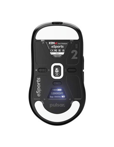 MOUSE USB OPTICAL WRL X2H V3/MEDIUM BLACK PX2H3ES21 PULSAR