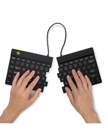 KEYBOARD WRL COMPACT BREAK/BLACK RGOSBUSWLBL R-GO TOOLS