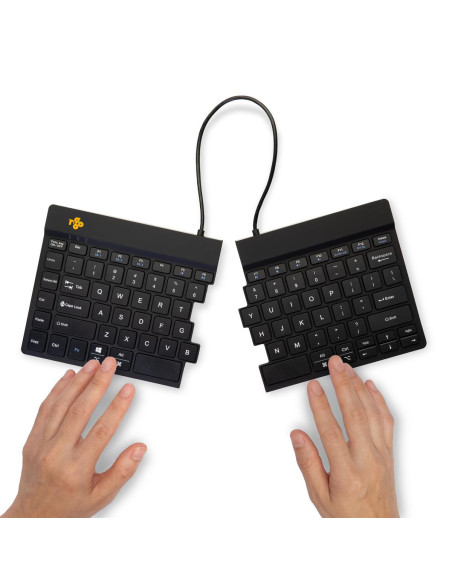 KEYBOARD WRL COMPACT BREAK/BLACK RGOSBUSWLBL R-GO TOOLS