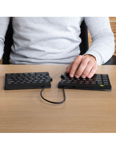 KEYBOARD WRL COMPACT BREAK/BLACK RGOSBUSWLBL R-GO TOOLS
