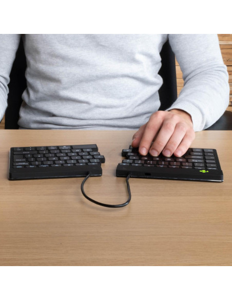 KEYBOARD WRL COMPACT BREAK/BLACK RGOSBUSWLBL R-GO TOOLS