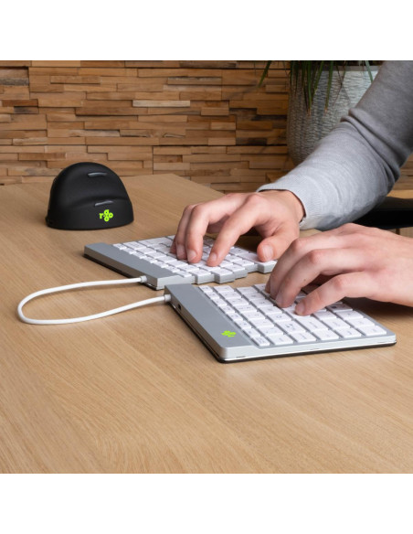 KEYBOARD WRL COMPACT BREAK/WHITE RGOSBUSWLWH R-GO TOOLS