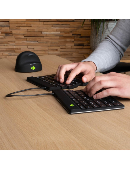 KEYBOARD WRL COMPACT BREAK/BLACK RGOSBUKWLBL R-GO TOOLS