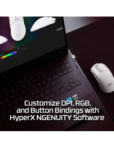 MOUSE USB OPTICAL HYPERX PF/HAS2 MINIWL WHT 7D389AA HYPERX