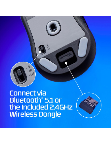 MOUSE USB OPTICAL HYPERX PF/HAS2 MINI WL BK 7D388AA HYPERX