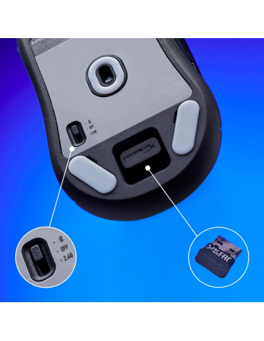 MOUSE USB OPTICAL HYPERX PF/HAS2 MINI WL BK 7D388AA HYPERX