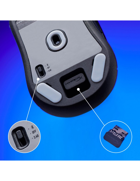 MOUSE USB OPTICAL HYPERX PF/HAS2 MINI WL BK 7D388AA HYPERX