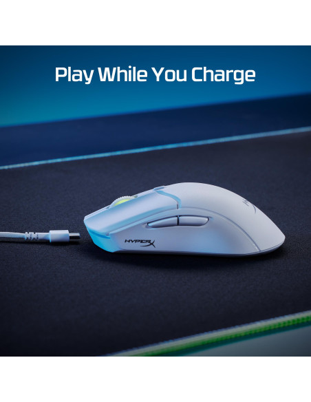 MOUSE USB OPTICAL WRL/PULSEFIRE HASTE 2 WHITE HYPERX