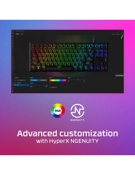 KEYBOARD GAMING ALLOY ORIGINS/CORE ENG HX-KB7BLX-US HYPERX