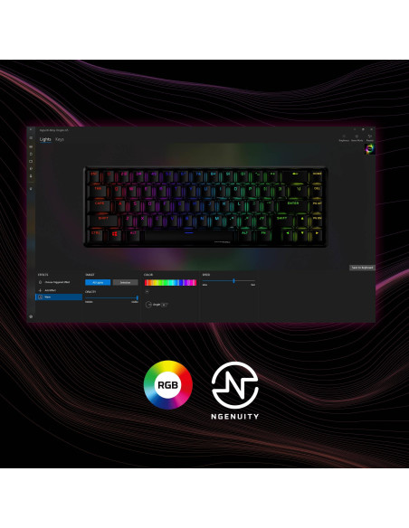 KEYBOARD ALLOY ORIGINS 65/HKBO1T-RD-US/N HYPERX