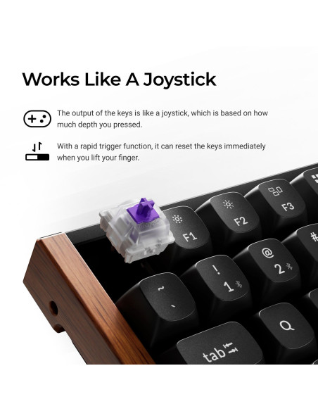 KEYBOARD WRL K2 HE/BLACK K2H-J1 KEYCHRON