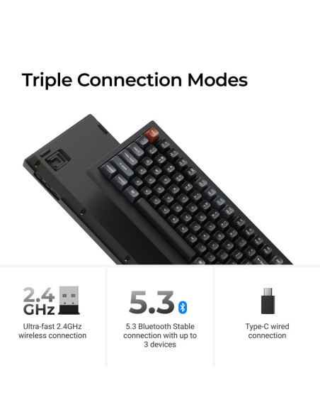 KEYBOARD WRL V1 ULTRA/BLACK V1U-D3 KEYCHRON