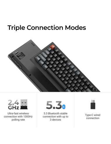 KEYBOARD WRL V3 ULTRA/BLACK V3U-D3 KEYCHRON