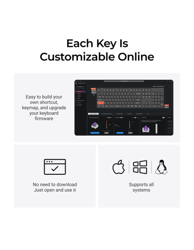KEYBOARD WRL K10 HE/BLACK K10H-J1 KEYCHRON