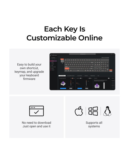 KEYBOARD WRL K10 HE/BLACK K10H-J1 KEYCHRON