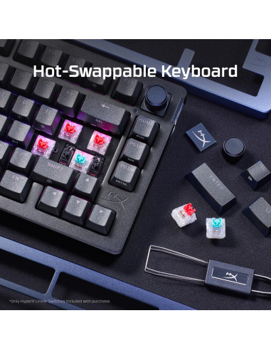 KEYBOARD ALLOY RISE BLACK/7G7A3AA ABA HYPERX