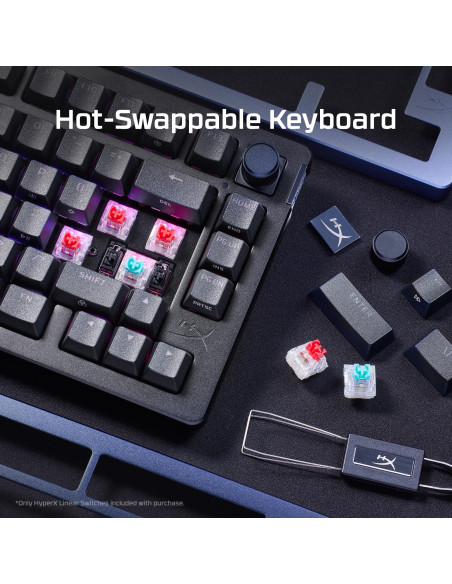 KEYBOARD ALLOY RISE BLACK/7G7A3AA ABA HYPERX