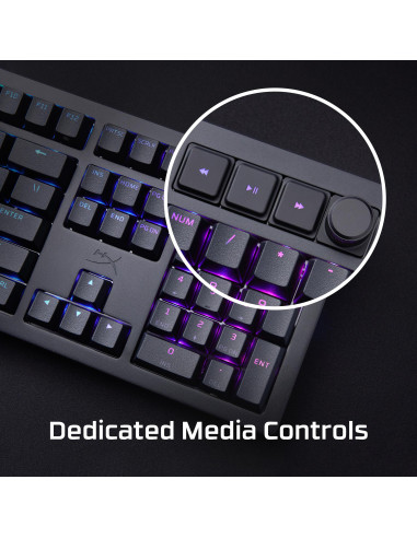 KEYBOARD ALLOY RISE BLACK/7G7A3AA ABA HYPERX