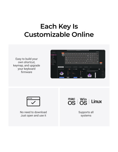 KEYBOARD WRL Q5 HE RGB/SHELL WHITE Q5H-P1 KEYCHRON