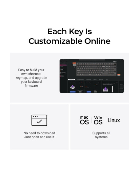 KEYBOARD WRL Q5 HE RGB/SHELL WHITE Q5H-P1 KEYCHRON