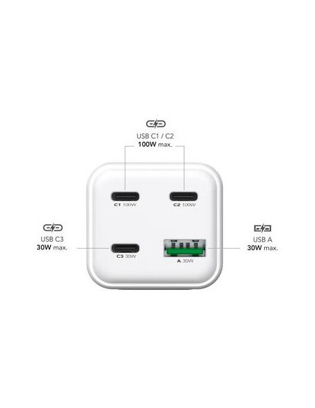 POWER ADAPTER USB 100W/GAN FAST MRMA124 MEDIARANGE