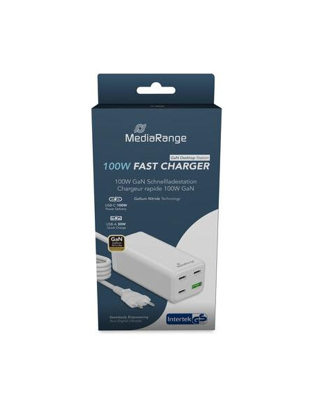 POWER ADAPTER USB 100W/GAN FAST MRMA124 MEDIARANGE