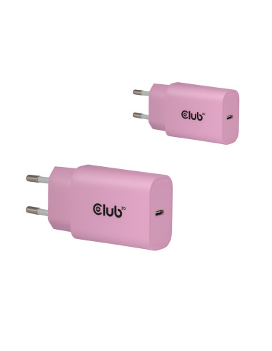MOBILE CHARGER WALL USB-C/2PACK 30W PINK CAC-3021 CLUB3D