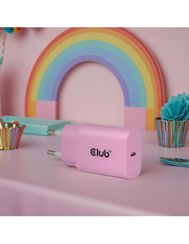 MOBILE CHARGER WALL USB-C/2PACK 30W PINK CAC-3021 CLUB3D