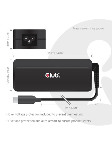 NB CHARGER USB-C 140W/CAC-1932 CLUB3D