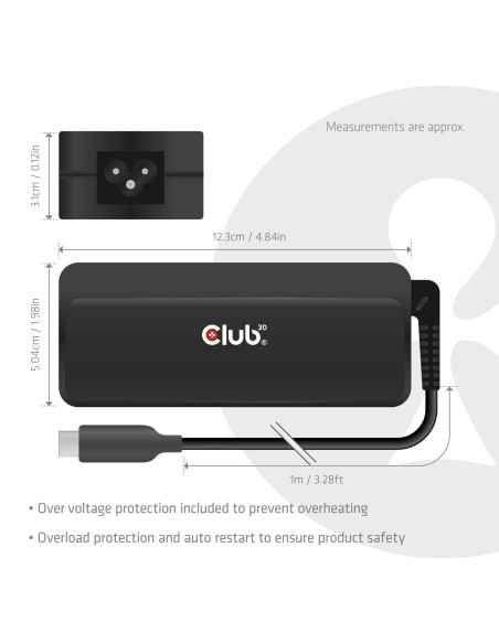 NB CHARGER USB-C 140W/CAC-1932 CLUB3D
