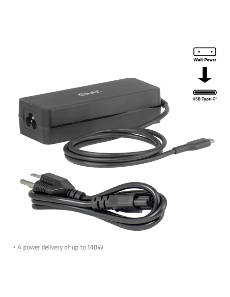 NB CHARGER USB-C 140W/CAC-1932 CLUB3D