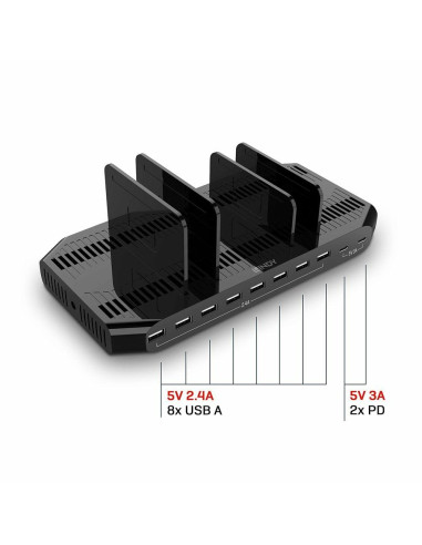 CHARGER STATION 120W USB/10PORT 73435 LINDY