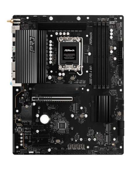 Mainboard, ASROCK, Intel Z890, LGA1851, ATX, Memory DDR5, Memory slots 4, Z890PRO-AWIFI