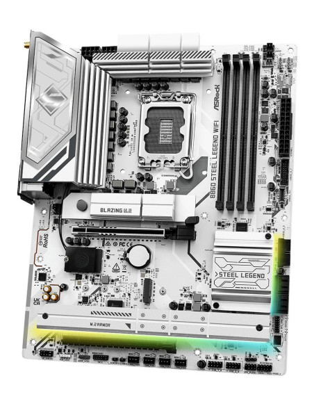 Mainboard, ASROCK, Intel B860 Express, LGA1851, ATX, Memory DDR5, Memory slots 4, 1xPCI-Express 4.0 16x, 1xPCI-Express 5.0 16x,