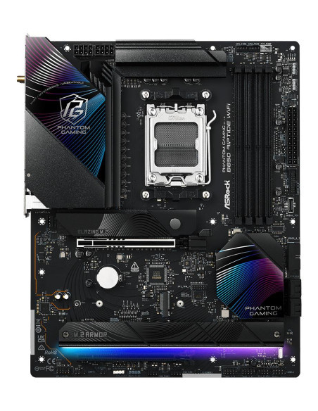 Mainboard, ASROCK, AMD B850, SAM5, ATX, Memory DDR5, Memory slots 4, 1xPCI-Express 4.0 16x, 1xPCI-Express 5.0 16x, 1xM.2, 1xHDM