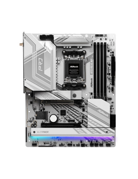 Mainboard, ASROCK, AMD X870, SAM5, ATX, Memory DDR5, Memory slots 4, 1xPCI-Express 4.0 16x, 1xPCI-Express 5.0 16x, 4xM.2, 1xHDM