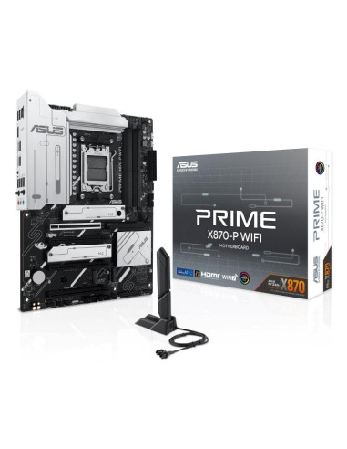 Mainboard, ASUS, AMD X870, SAM5, ATX, Memory DDR5, Memory slots 4, 4xPCI-Express 4.0 16x, 1xPCI-Express 5.0 16x, 4xM.2, 1xHDMI,