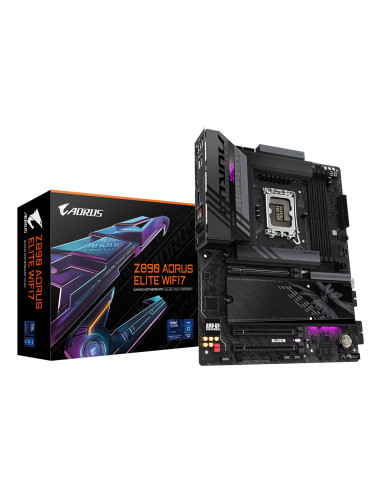 Mainboard, GIGABYTE, Intel Z890, LGA1851, ATX, Memory DDR5, Memory slots 4, Z890AELITEWIFI71.0
