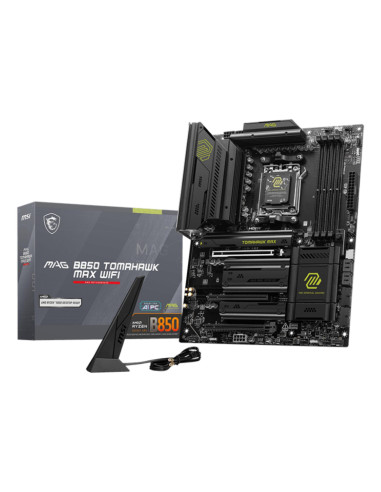 Mainboard, MSI, AMD B850, SAM5, ATX, Memory DDR5, Memory slots 4, 3xPCI-Express 16x, 4xM.2, 1xHDMI, 1xAudio-In, 1xAudio-Out, 4x