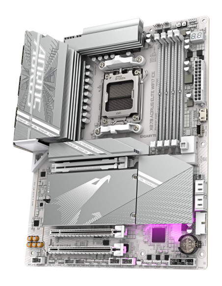 Mainboard, GIGABYTE, AMD X870, Socket AM5, ATX, RAM DDR5-SDRAM, 4xSlots, On-board graphics card Yes, Wi-Fi Yes, Bluetooth Yes, 